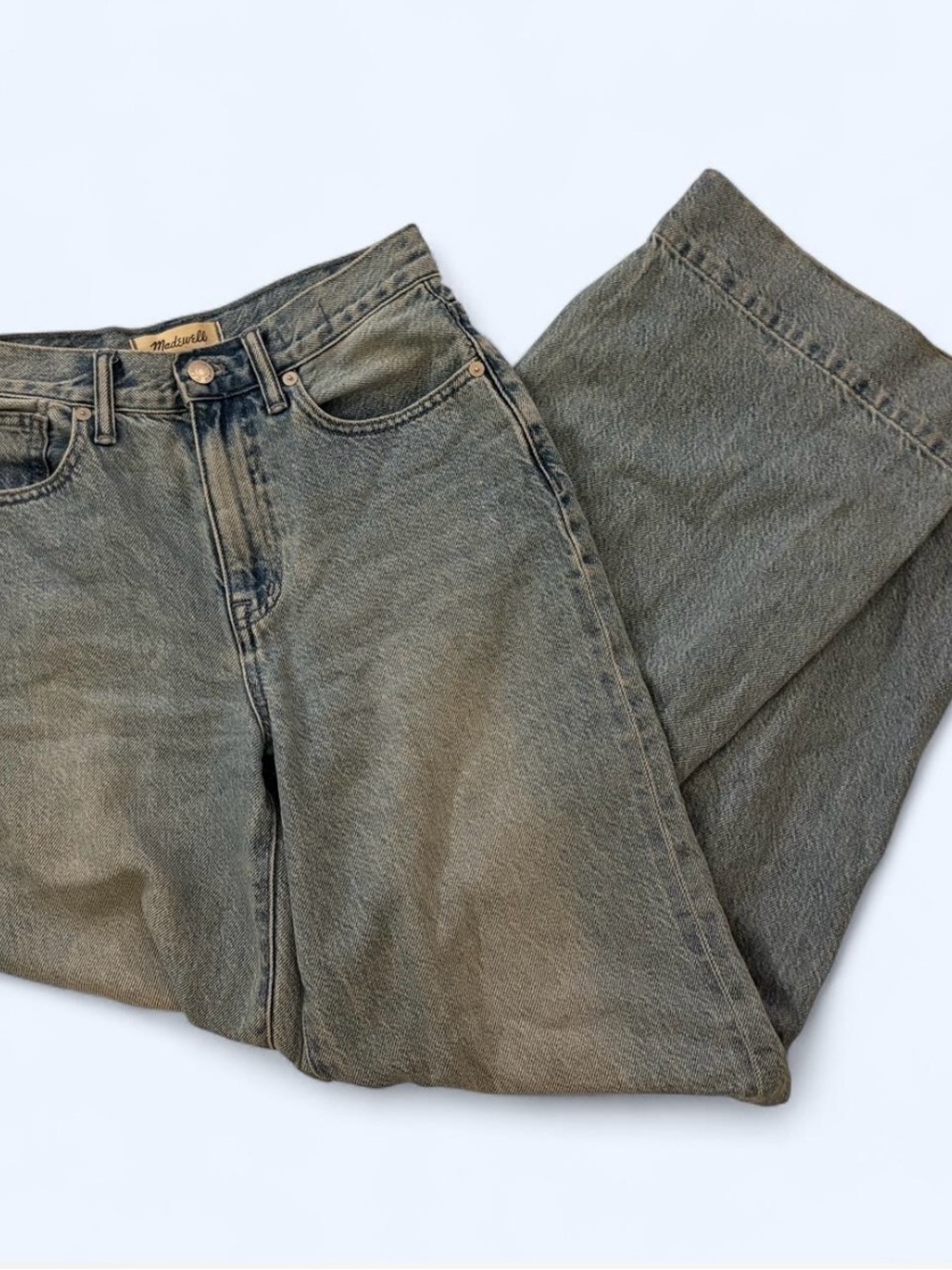 Madewell Lightwash Superwide-Leg Jeans
